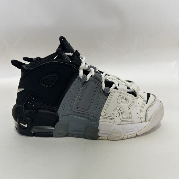 Nike Air More Uptempo GS “Tri-Color” - Picture 4 of 8